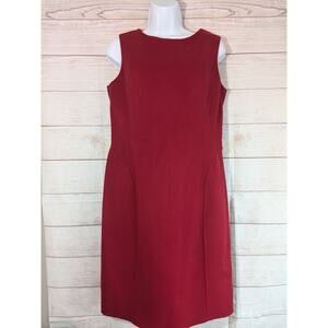 TALBOTS Red Wool Blend Jumper Dress 8P NWT GORGEOUS New